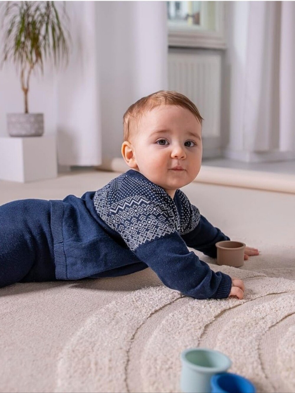 Stellou & friends Kids Sage Sweater
